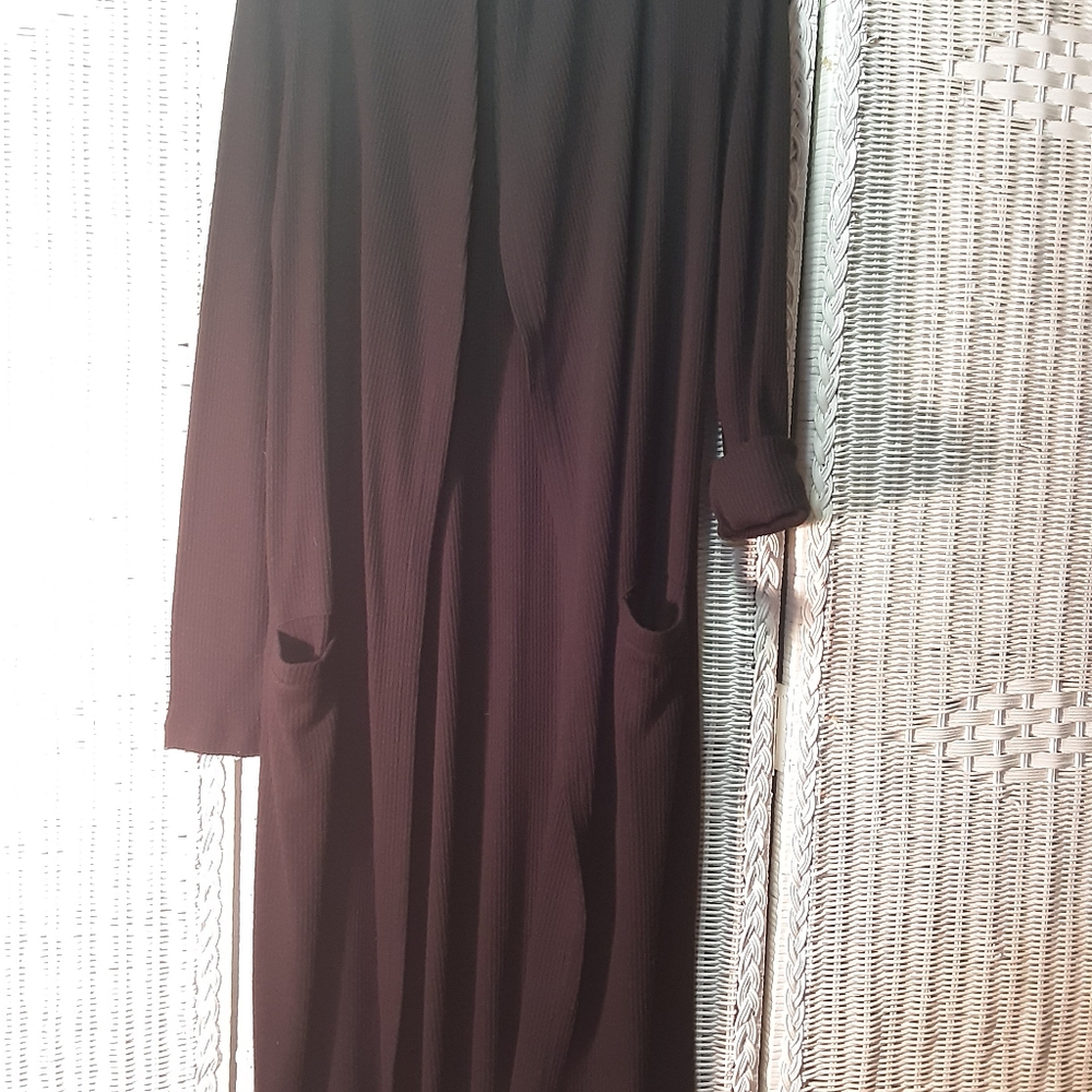 G by GIULIANA RIB KNIT DUSTER - Picture 3 of 4